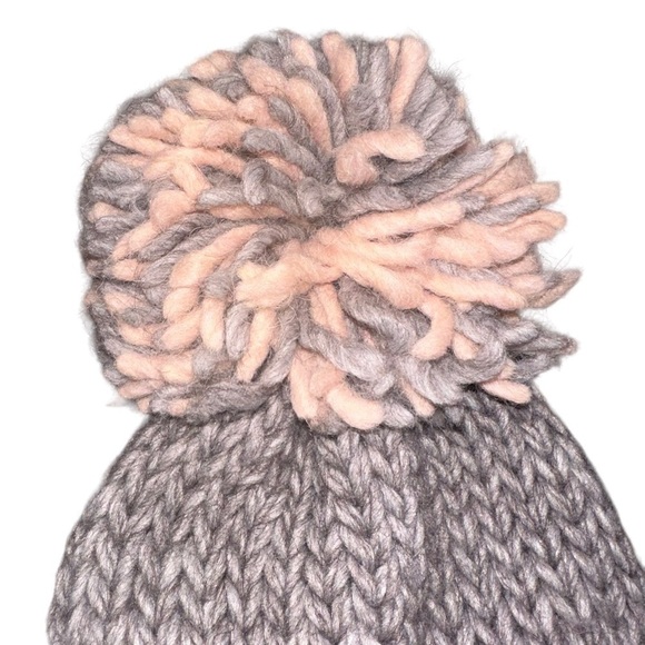 Gelso Bianco Made in Italy Alpaca Wool Blend Pom Pom Beanie Winter Hat - Picture 4 of 5